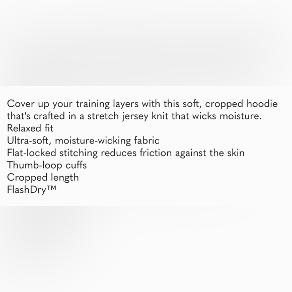 The North Face Cropped Motivation Hoodie Size M - Picture 10 of 10